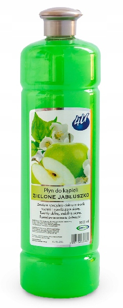4U Płyn do kąpieli ZIELONE JABŁUSZKO 1L