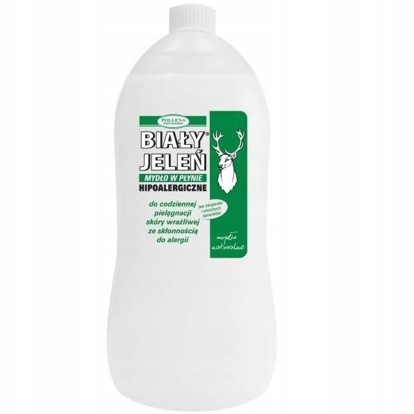 BIAŁY JELEŃ Mydło w płynie zapas 1000ml