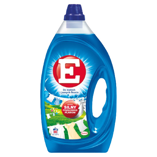 E Żel do prania białych tkanin SILNE PLAMY 3L, 60 prań