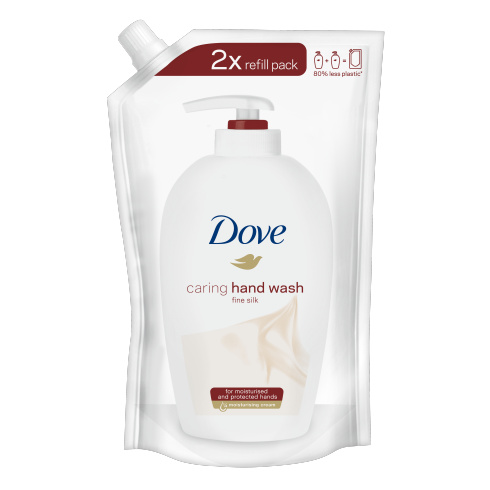 DOVE Mydło w płynie FINE SILK zapas/refill , 500 ml