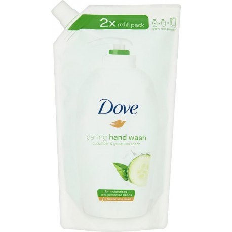 DOVE Mydło w płynie OGÓREK I ZIELONA HERBATA zapas/refill , 500 ml